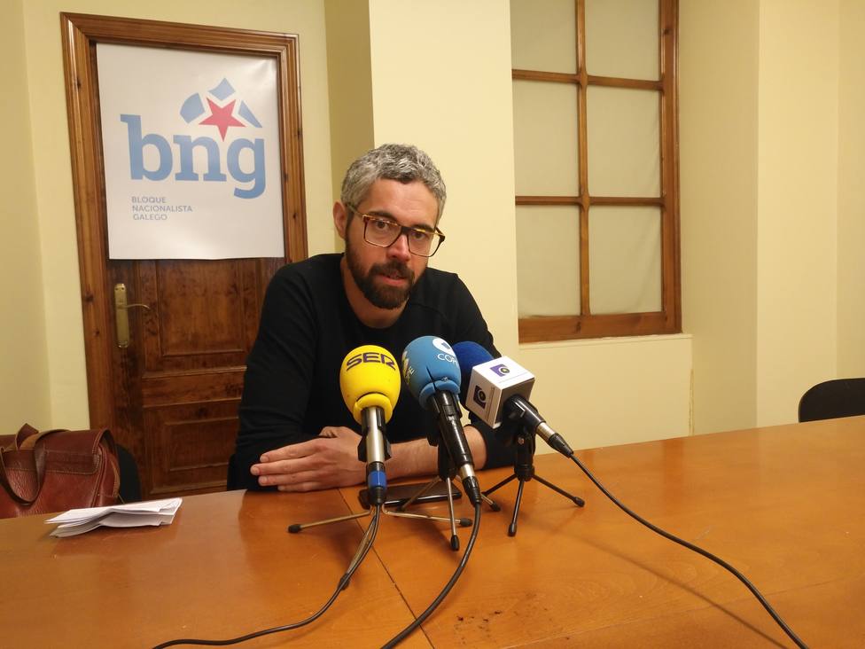 Iván Rivas, portavoz municipal del BNG en Ferrol