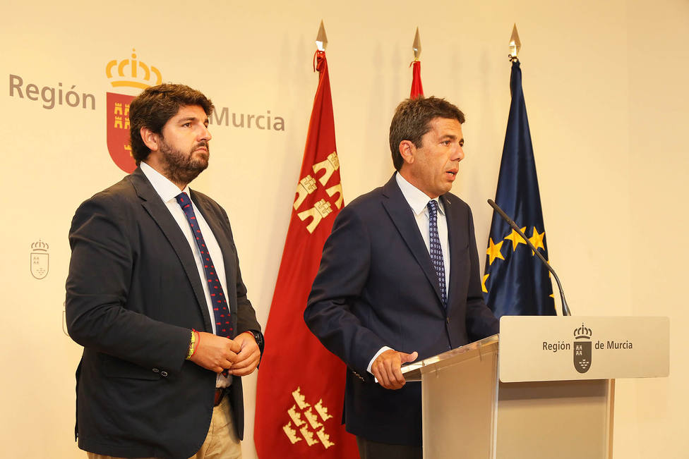 Reunión entre el Presidente de la Diputación y el Presidente de la Región de Murcia (Diputación)