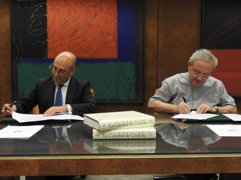 La Fundación Cajasur y el Cabildo Catedral de la Mezquita-Catedral suscriben un acuerdo de colaboración