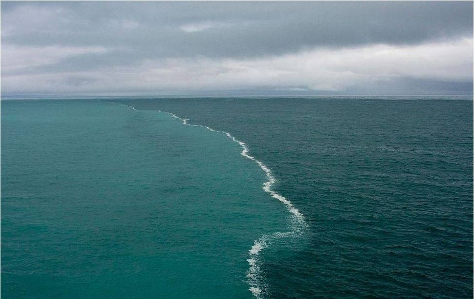 ¿Por qué las aguas el Océano Atlántico y Pacífico nunca llegan a mezclarse?