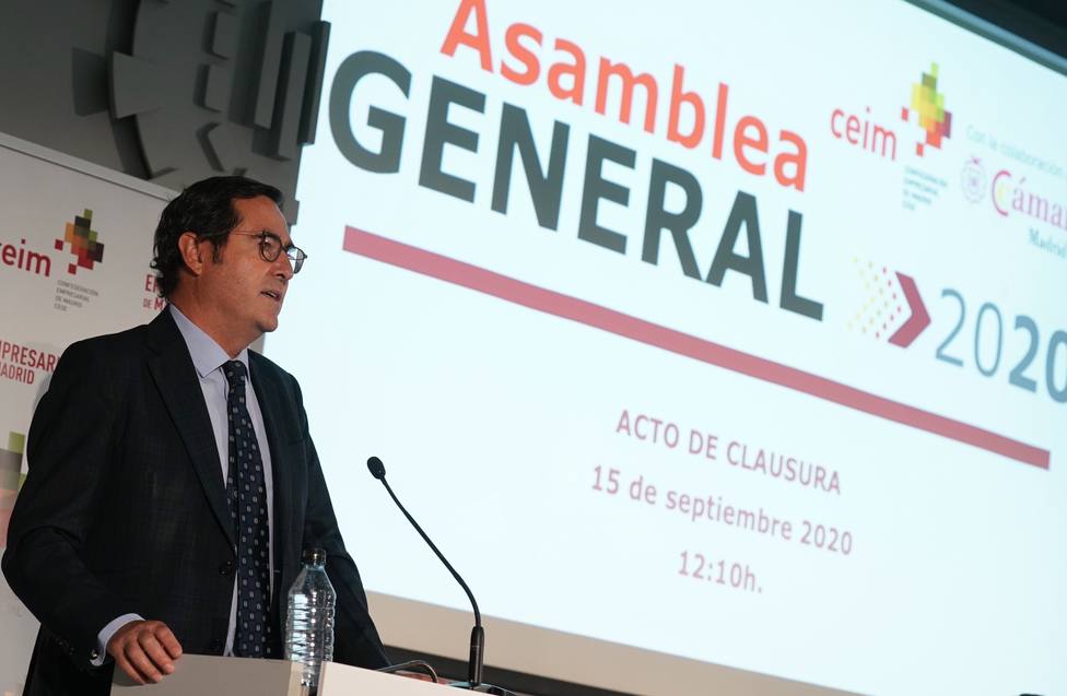 Garamendi asegura que el coste de los ERTE es inferior al que dice el Gobierno de Sánchez
