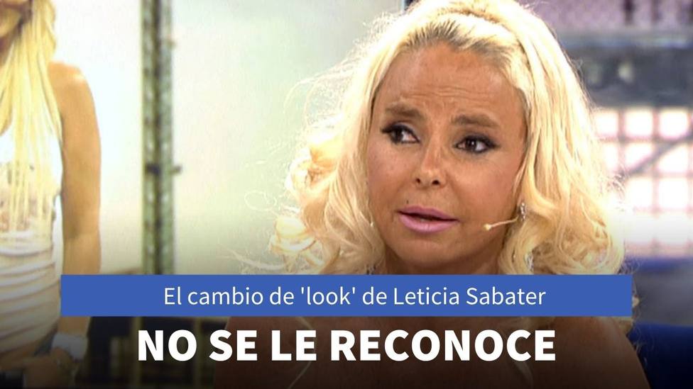 Leticia Sabater reaparece en ‘Sálvame’ con un cambio de ‘look’ que ha dejado a todos sin palabras