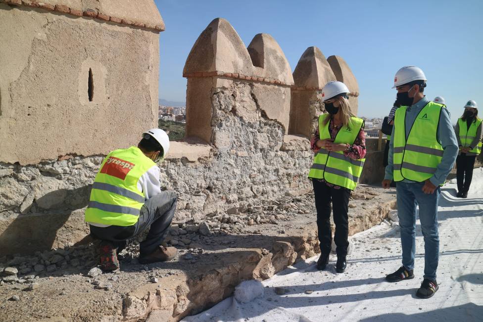 Comienzan las obras de restauración de la Muralla Norte del Primer Recinto de la Alcazaba