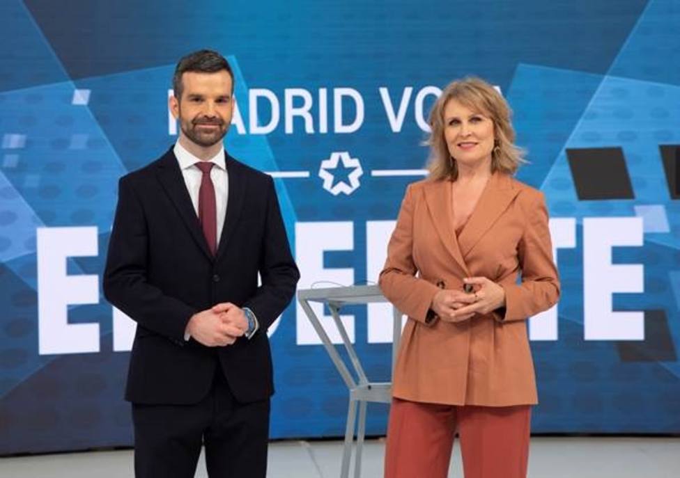 Jon Ariztimuño y María Rey moderarán el debate entre los seis candidatos al 4M en Telemadrid este miércoles