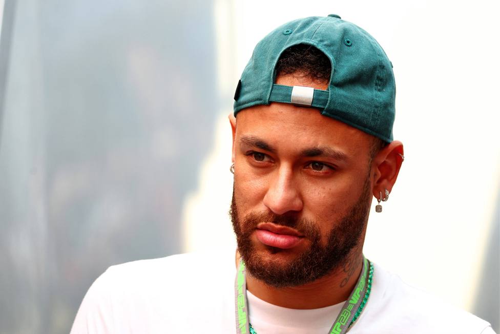 Neymar, en el Gran Premio de Cataluña