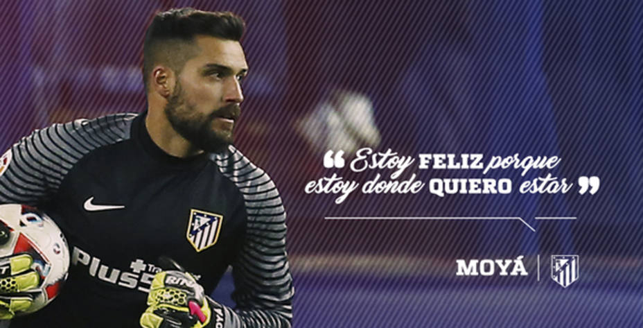 El Atlético de Madrid anuncia la renovación de Moyá