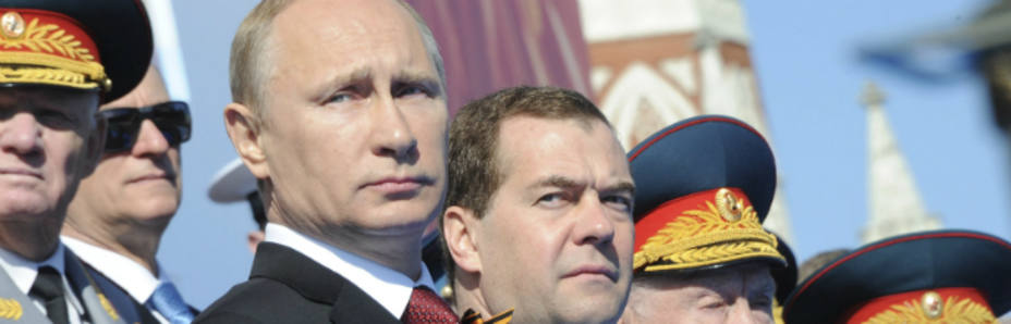 El presidente ruso durante el desfile en Moscú (Reuters)