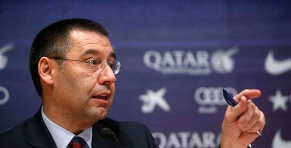 El presidente del Barça, Josep María Bartomeu. Reuters.