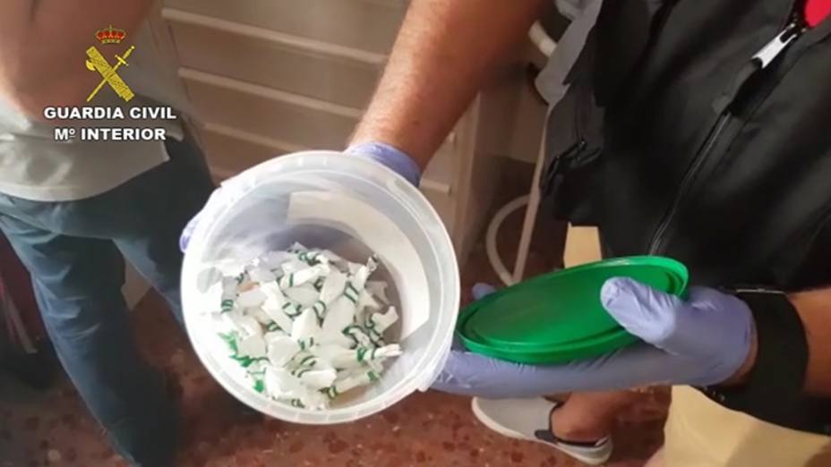 La Guardia Civil desmantela un grupo criminal dedicado al tráfico de cocaína de gran pureza