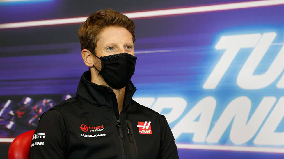 Romain Grosjean, cuando era piloto de la escudería Haas. EFE