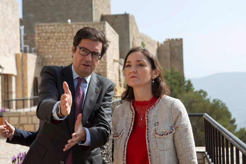 Óscar López, nuevo jefe de gabinete de Sánchez en una foto con la ministra Reyes Maroto