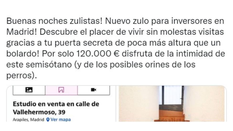 Un propietario de Madrid publica un anuncio para vender su piso y las redes no dan crédito: Vergüenza