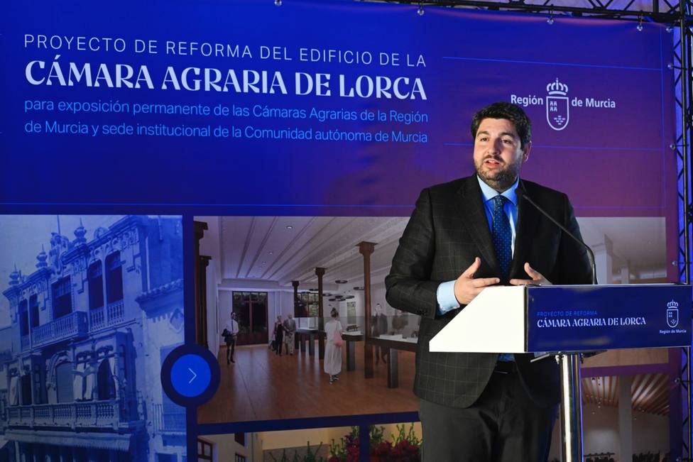 Las instalaciones de la Cámara Agraria de Lorca serán nueva sede del Gobierno regional