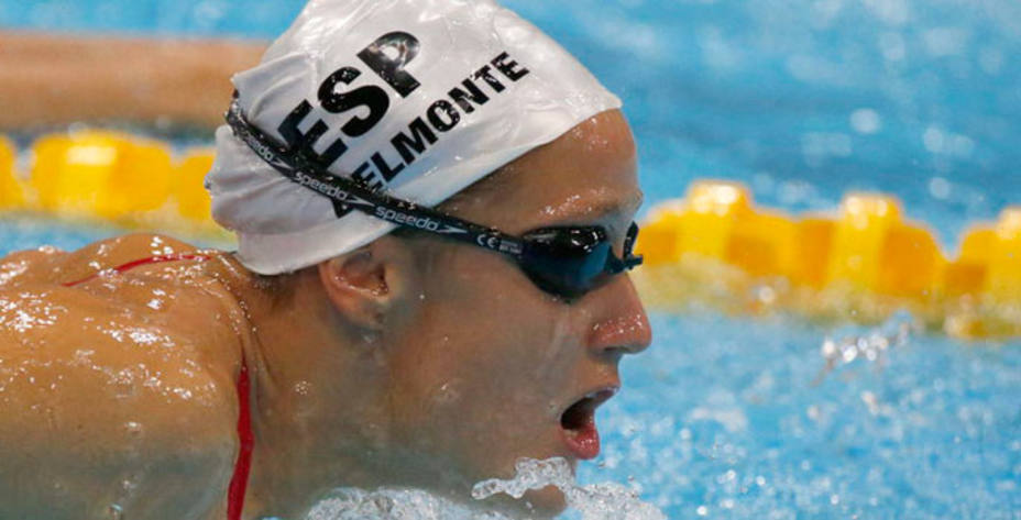 Mireia Belmonte cayó eliminada en las series de 100 metros estilos. Reuters.