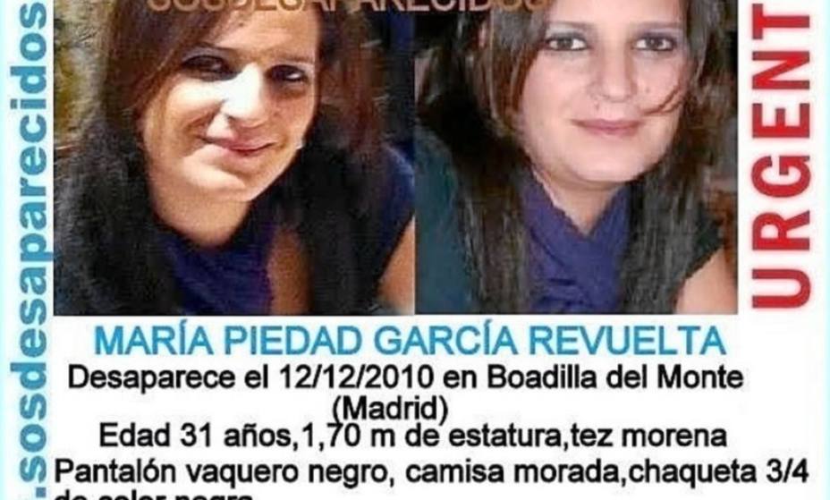 María Piedad García Revuelta desapareció en diciembre de 2010