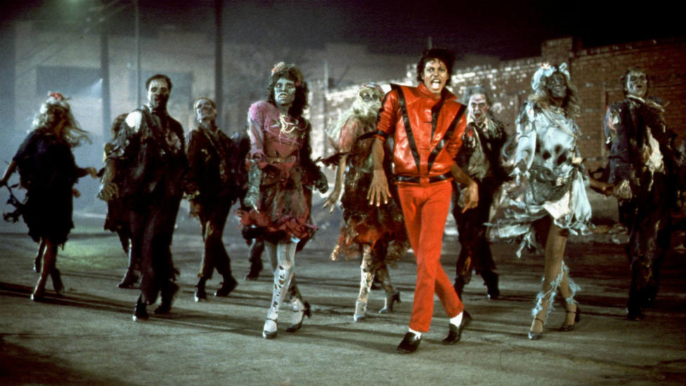 Escena del videoclip Thriller de Michael Jackson