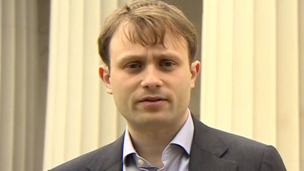 Andrew Sabisky, ex asesor de Downing Street. Foto de BBC Daily Politics