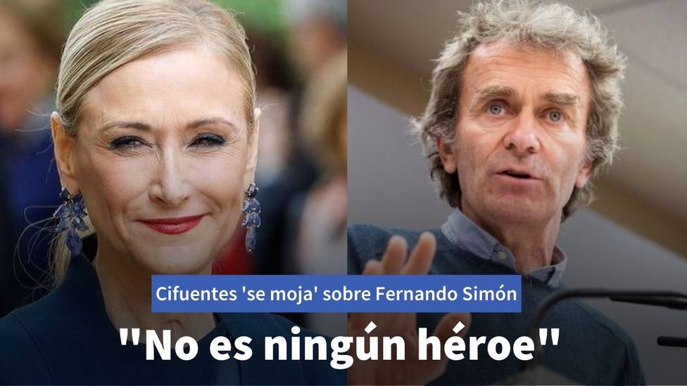 Cristina Cifuentes y Fernando Simón