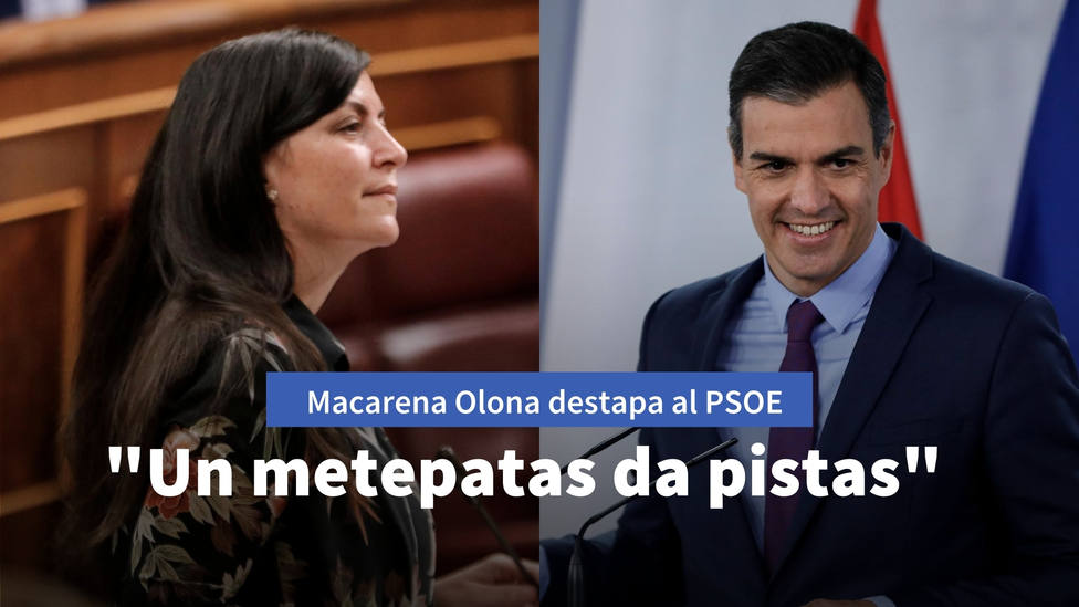 Macarena Olona destapa la estrategia que prepara el PSOE: Un metepatas da pistas