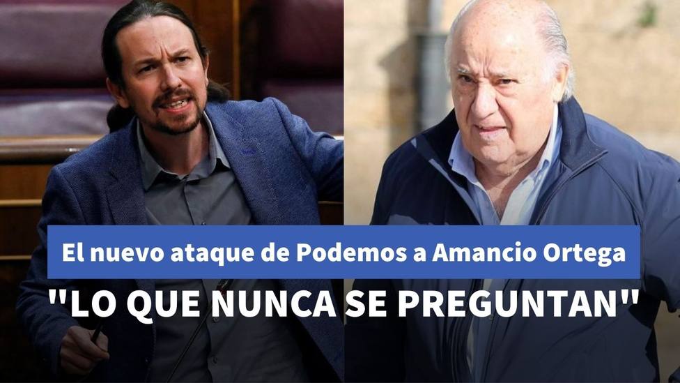 Pablo Iglesias y Amancio Ortega