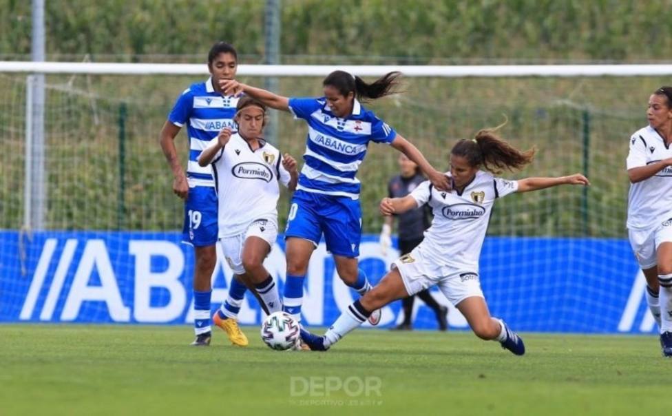 El Familacao portugués, gana 0-2 al Deportivo Féminas en Abegondo.