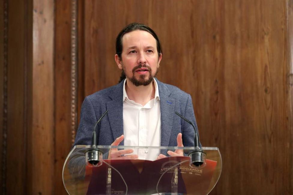 El viceprersidente segundo y líder de Podemos, Pablo Iglesias