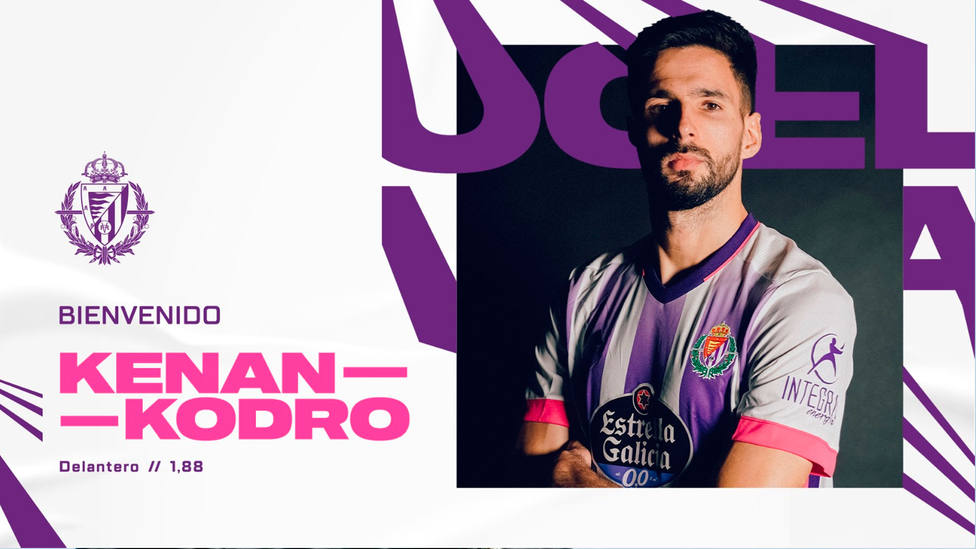 El Real Valladolid anuncia la llegada de Kenan Kodro en sus cuentas de redes sociales