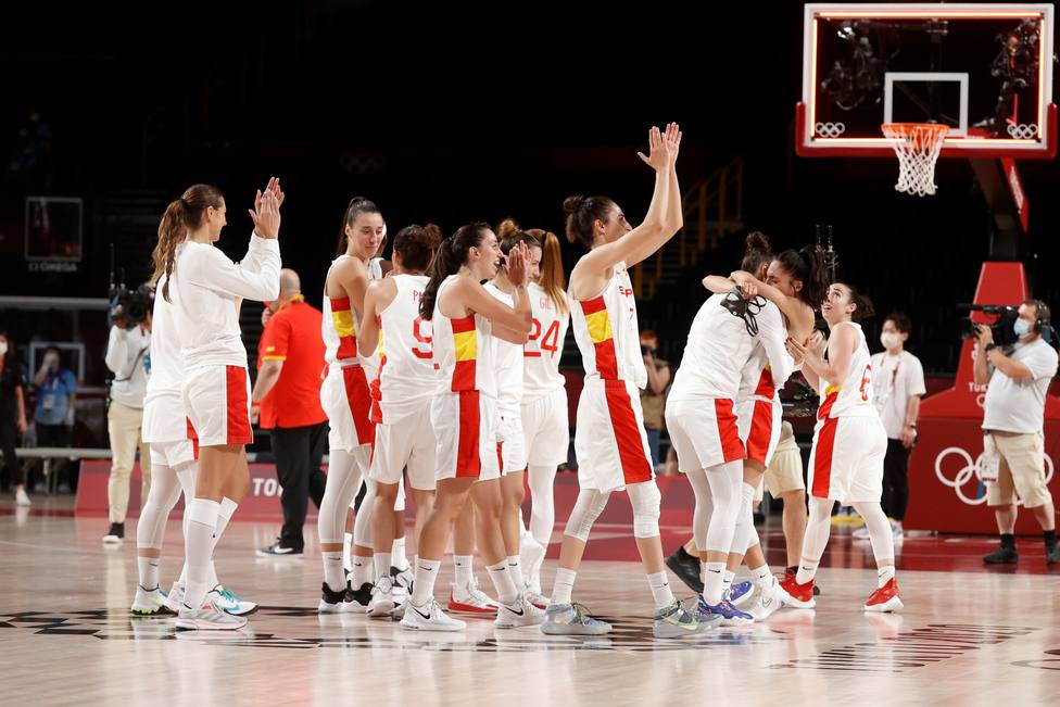 La selección española femenina de baloncesto en Tokio 2020