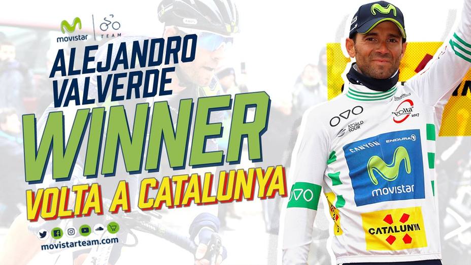 Valverde, ganador de la Volta a Catalunya