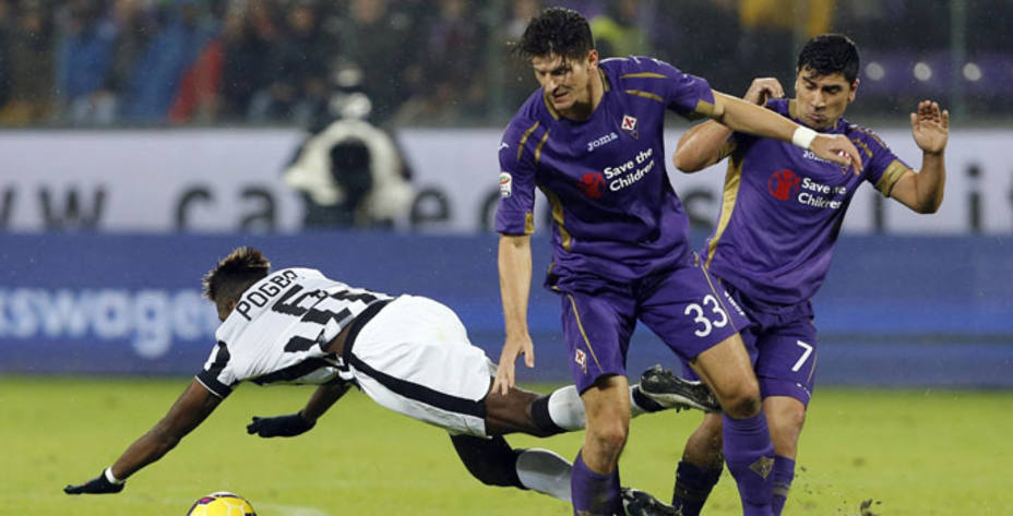 Empate sin goles entre la Fiorentina y la Juventus. REUTERS