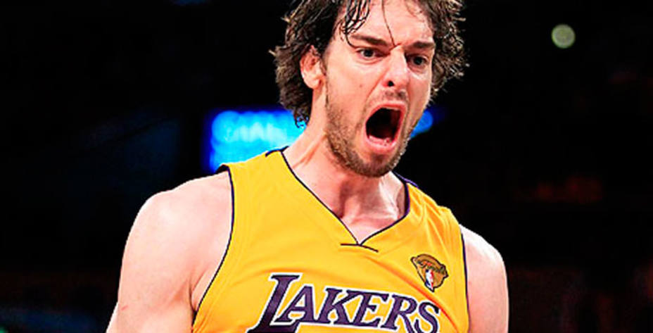 Gasol, durante su etapa en los Lakers (Reuters)
