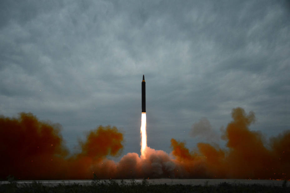 El ensayo con misiles de Corea del Norte. REUTERS