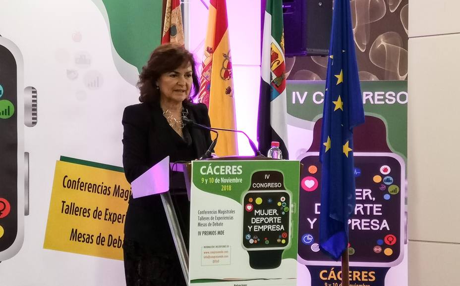 Carmen Calvo asegura que la igualdad no es una moda y ha venido para quedarse en la agenda política de los gobiernos