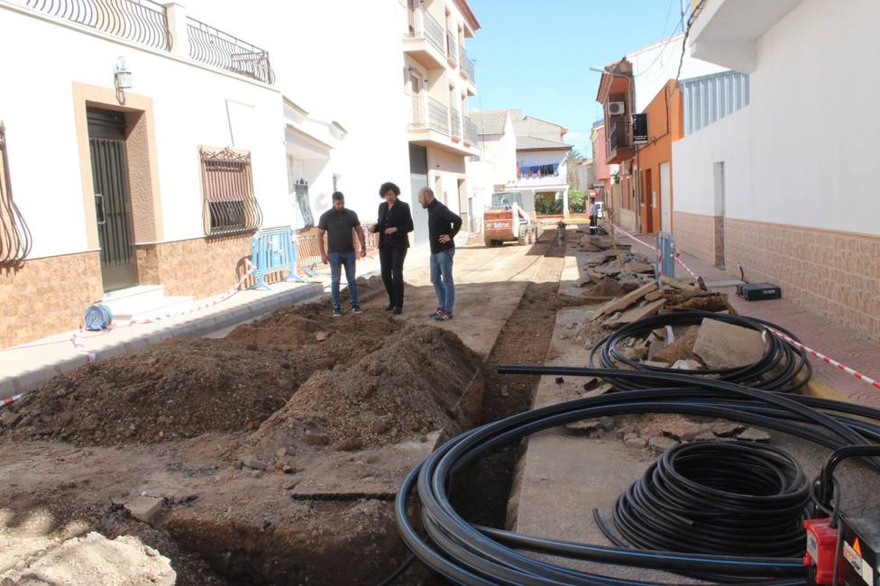 Comienzan las obras de mejora de la red de agua potable en Puerto Lumbreras
