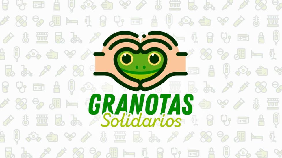 Logotipo de la campaña solidaria granota