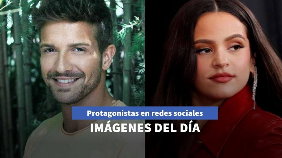 Imágenes del día: el nuevo rostro de Rosalía y la pillada a Pablo Alborán