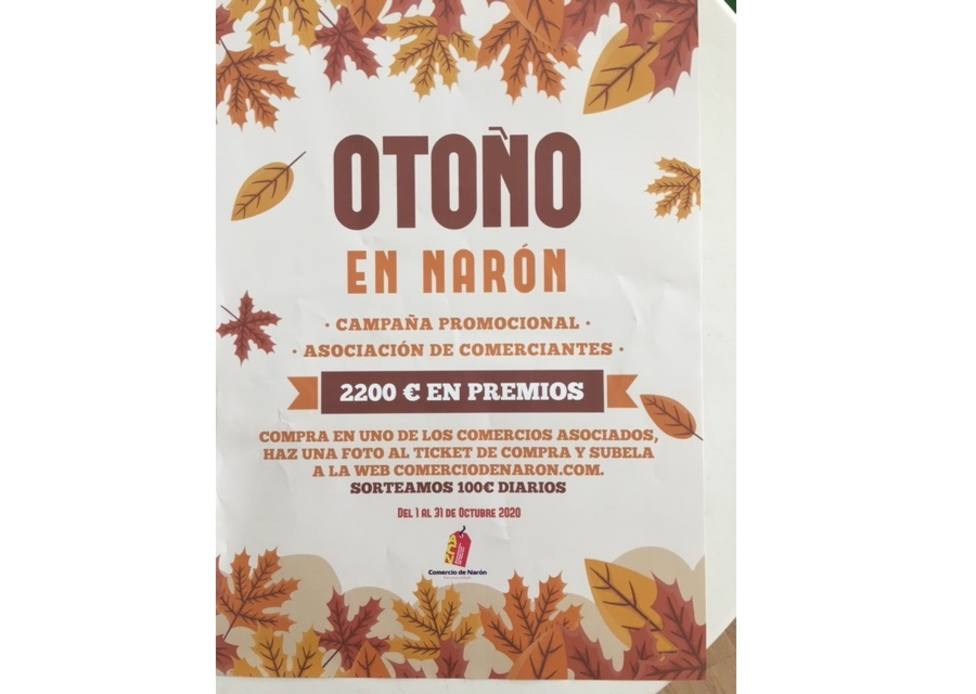 Cartel de la propuesa Outono en Narón - FOTO: Cedida