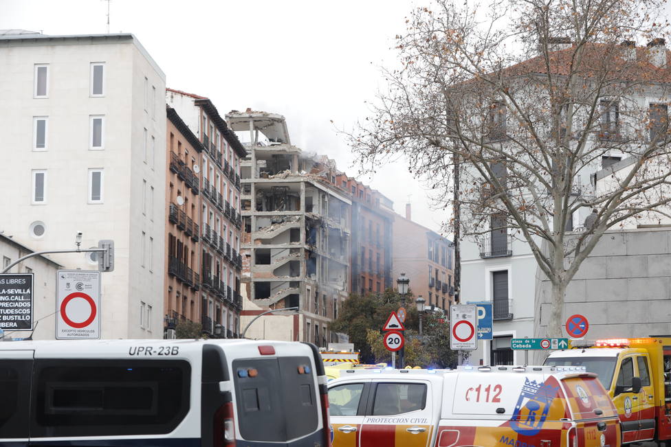 Interior confirma que la Policía Nacional ha abierto una investigación por la explosión en la calle Toledo