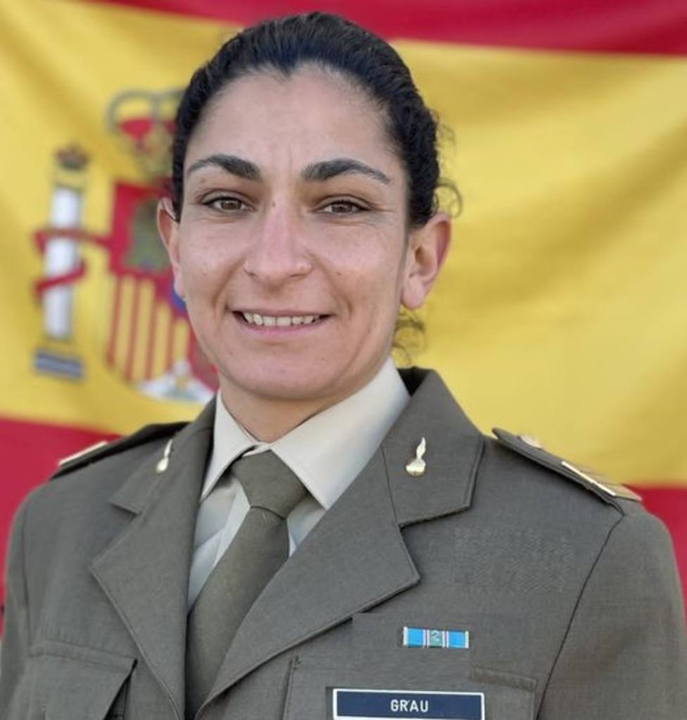 Débora Grau (33 años), natural de Badajoz y sargento del Ejército esopañol. Foto: Ejército de Tierra
