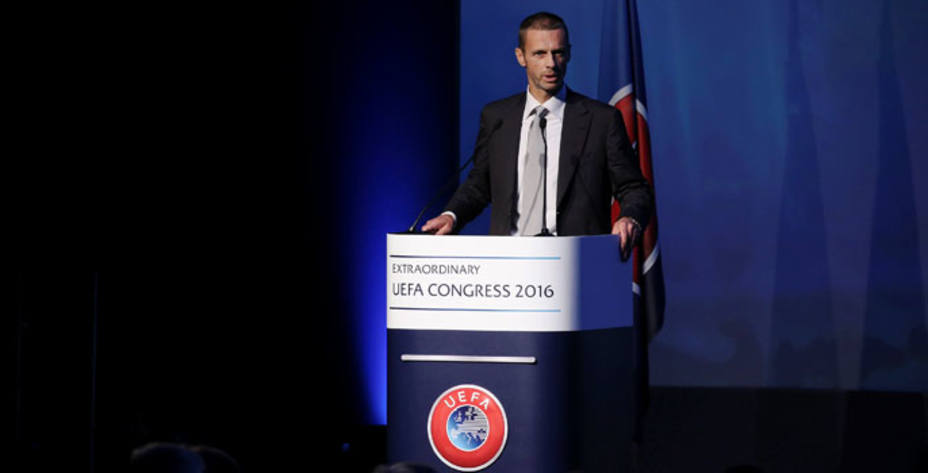Aleksander Ceferin era el presidente de la Federación Eslovena de Fútbol. Reuters.