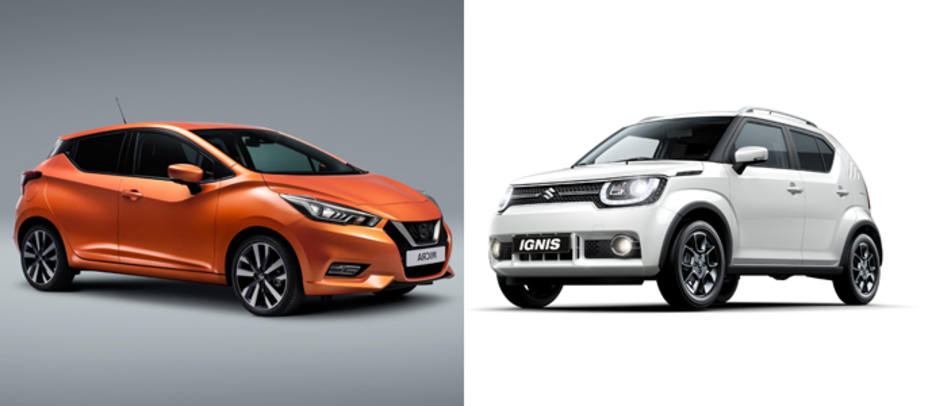 Nissan Micra y Suzuki Ignis