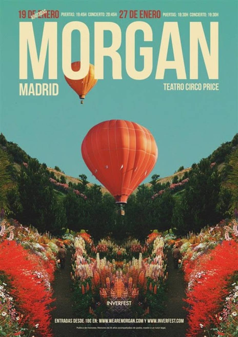 Morgan darán dos conciertos en el Teatro Circo Price de Madrid
