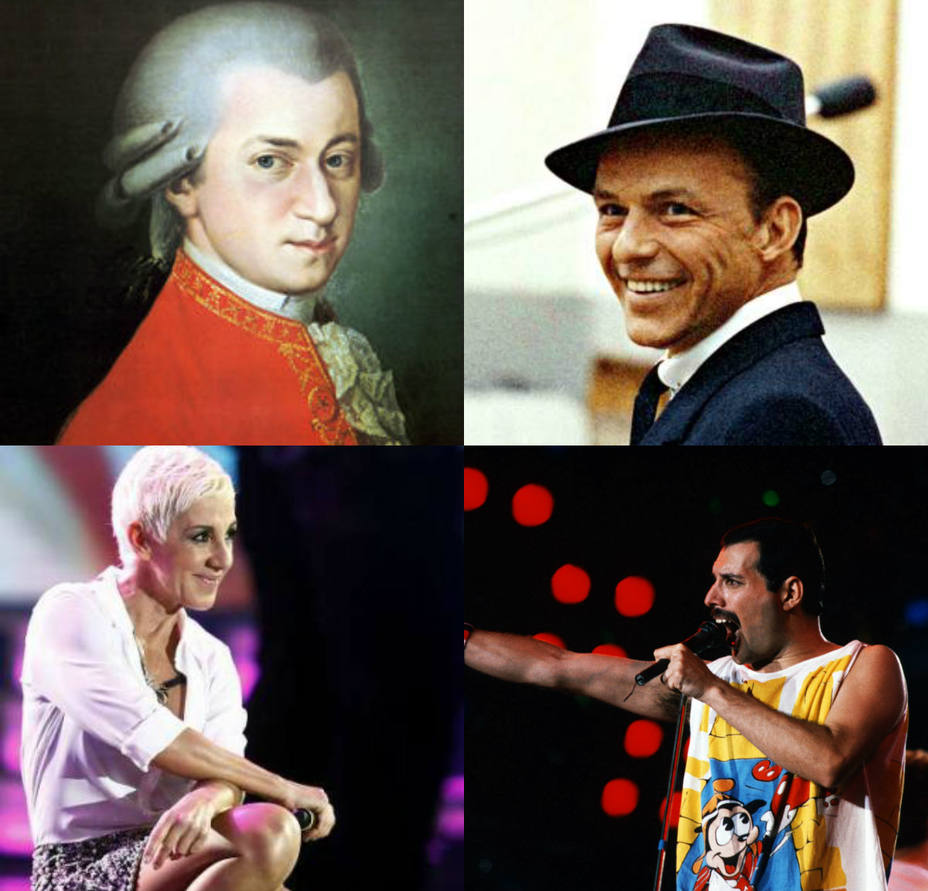 ¿Qué comparten Mozart, Frank Sinatra, Freddie Mercury y Ana Torroja?