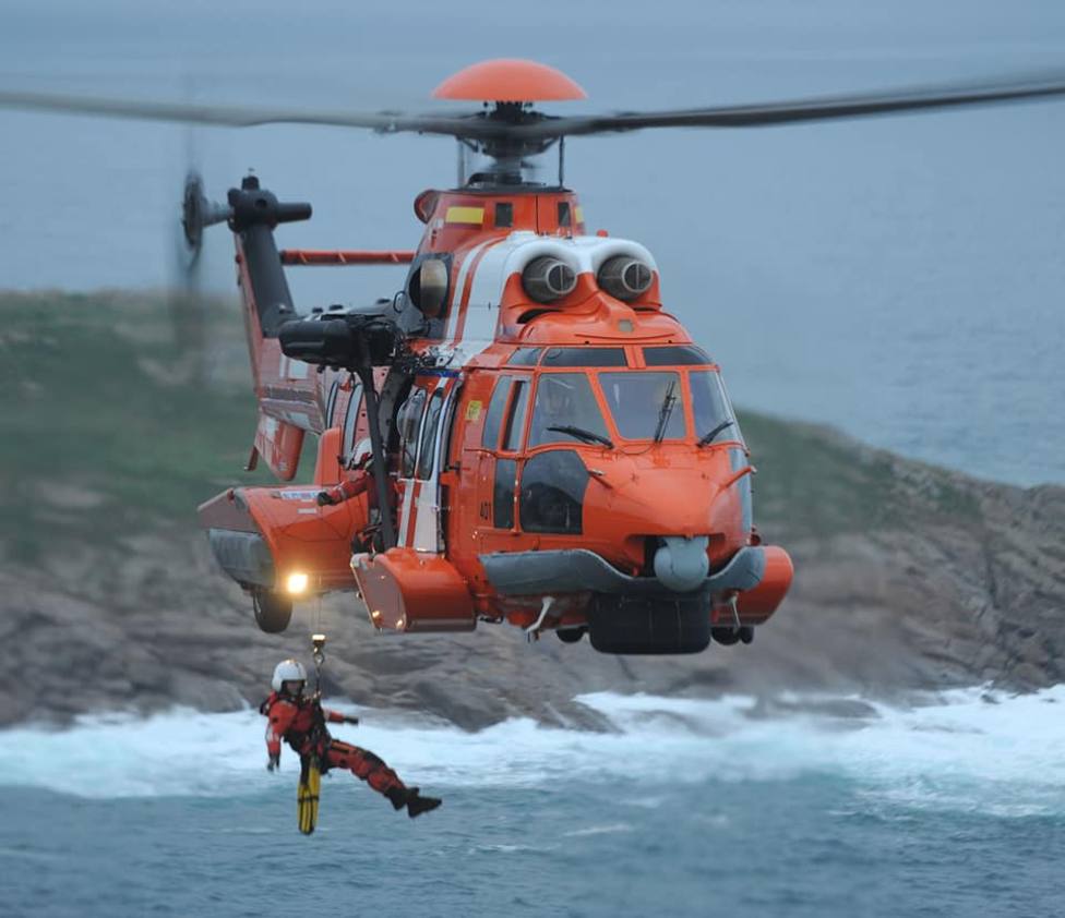 Foto de archivo del helicóptero Helimer de Salvamento Marítimo