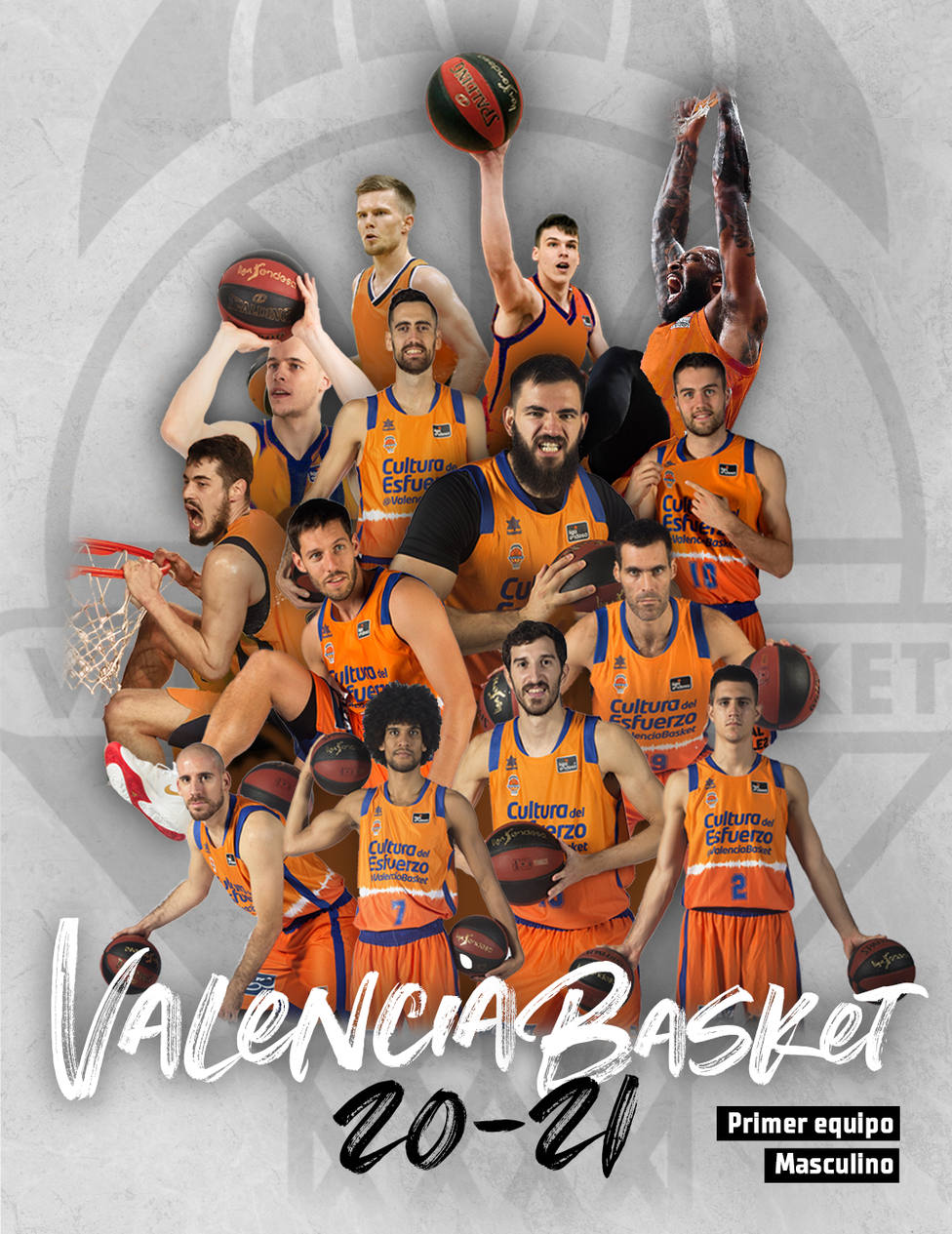 Plantilla de Valencia Basket para la temporada 20-21