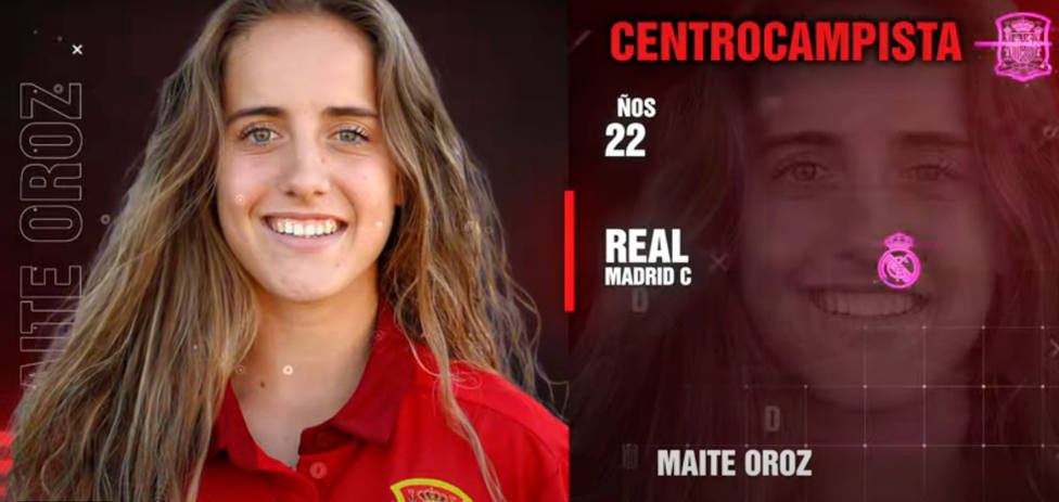 Maite Oroz, gran novedad en la convocatoria de la selección española