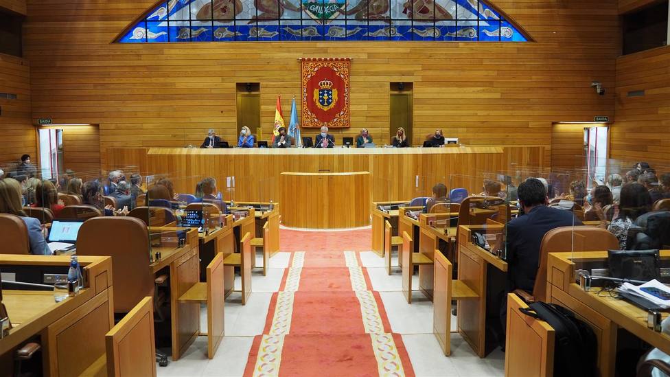 Pleno del Parlamento de Galicia celebrado este miércoles - FOTO: Parlamento de Gaiicia
