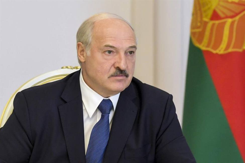 Alexander Lukashenko, uno de los presidentes más autoritarios de Europa, en un acto oficial