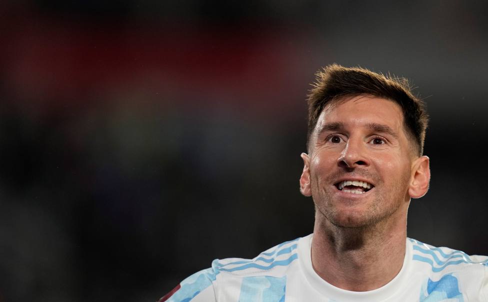 Leo Messi, con la selección argentina