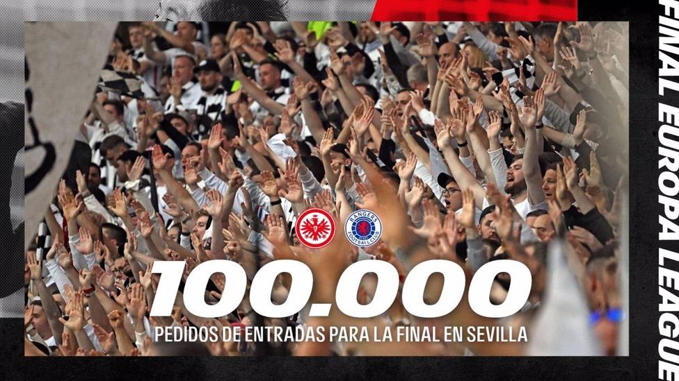 Sevilla vivirá el Efecto Camp Nou: Una nueva llegada masiva de seguidores del Eintracht alemán